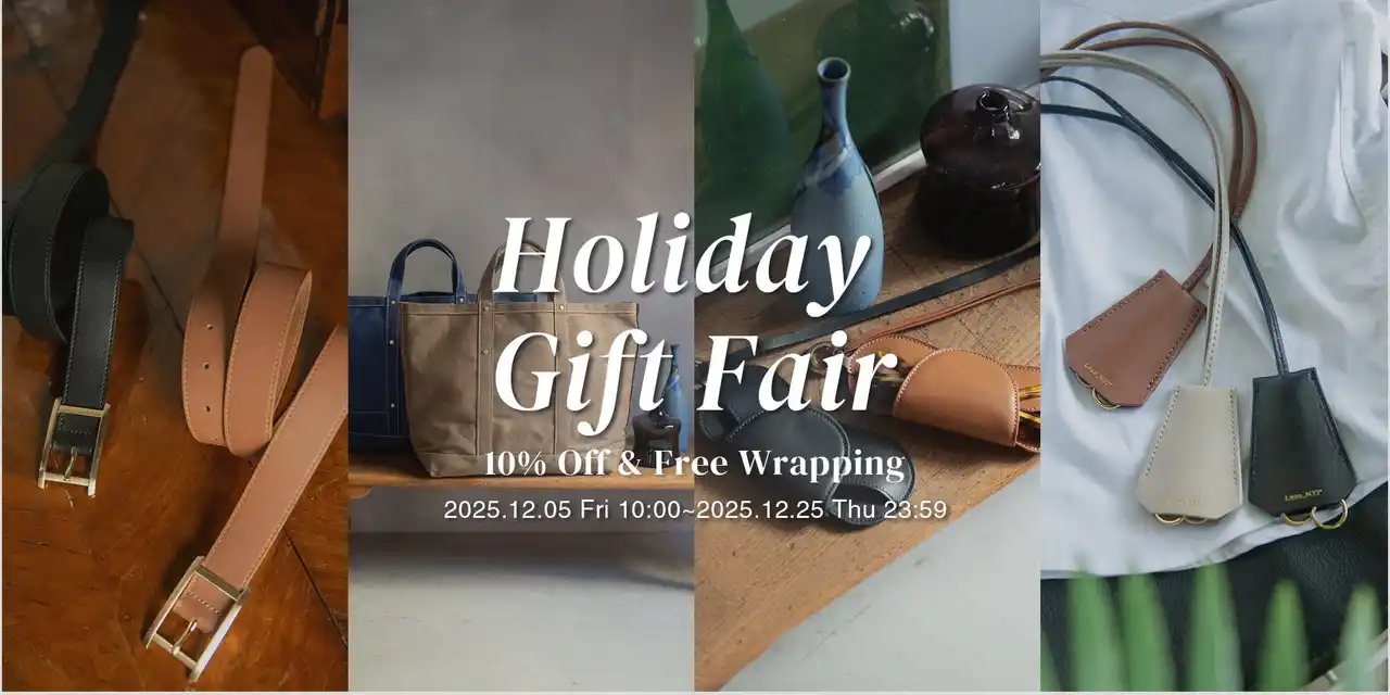 エイジレスにカジュアルファッションを楽しむ大人向けブランド【Lazo_N33°】が「Holiday Gift Fair」を開催。アクセサリー感覚で身に着けられるメガネホルダーなどのアイテムが新入荷！