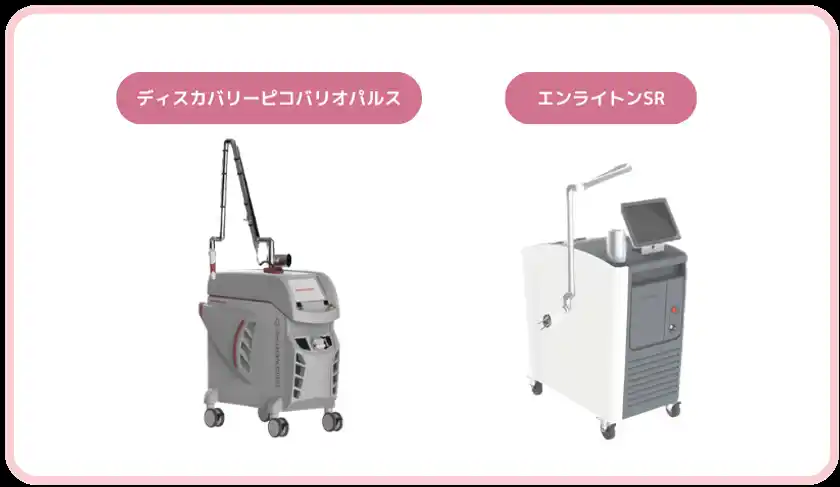 シミ治療で使われる器機