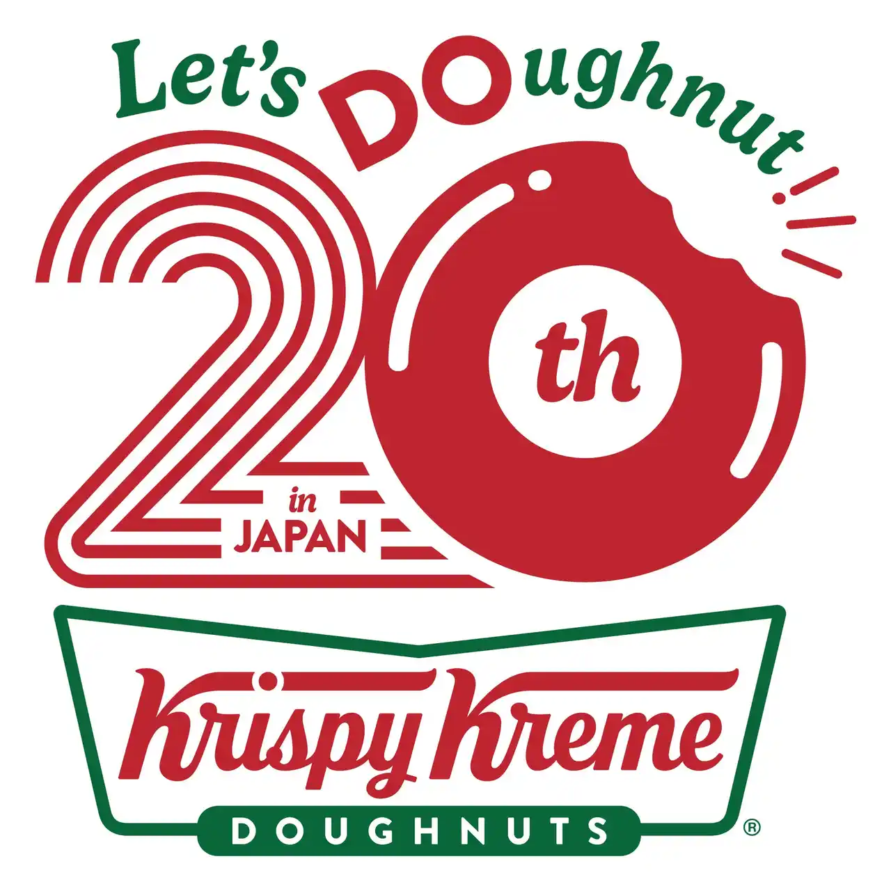 【クリスピー・クリーム・ドーナツ・ジャパン株式会社】 【クリスピー・クリーム・ドーナツ日本上陸20周年】「Let’s DOughnut!」をテーマにJoyを届けるアクションが続々登場　12,000個の“ドーナツドロップ”でアニバーサリー開幕
