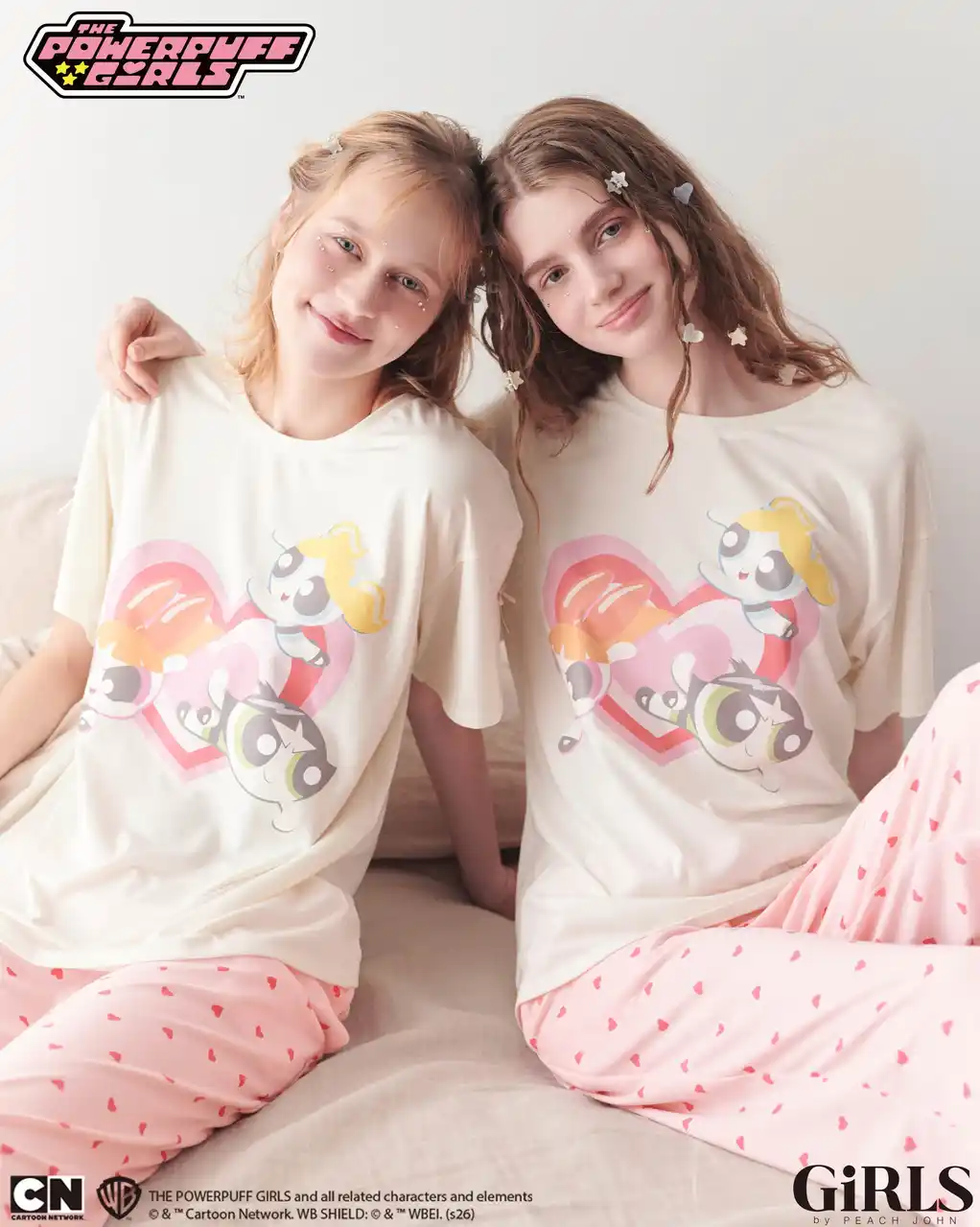 【株式会社ピーチ・ジョン】 GiRLS by PEACH JOHNが『THE POWERPUFF GIRLS(パワーパフ ガールズ)』のコレクションを3月18日(水)に発売！ランジェリーやルームウェアがラインナップ。