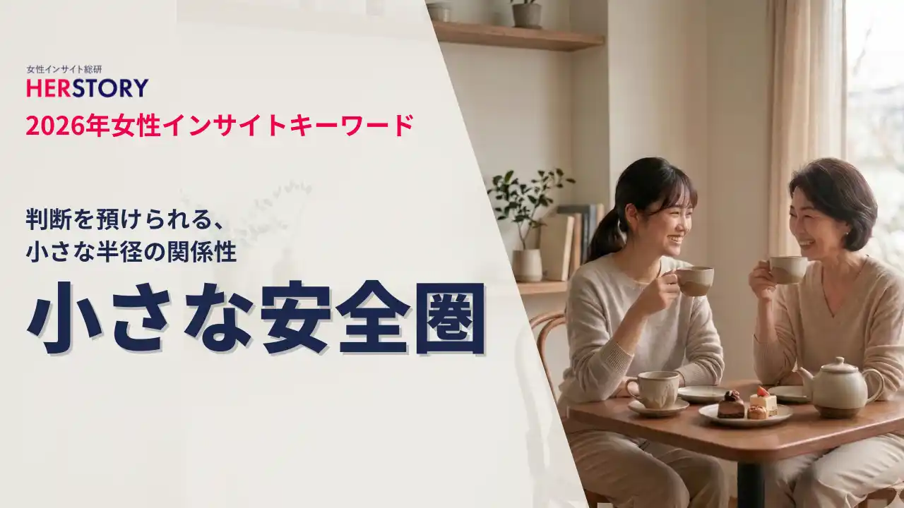 【株式会社ハー・ストーリィ】 2026年女性インサイトキーワードは『小さな安全圏』