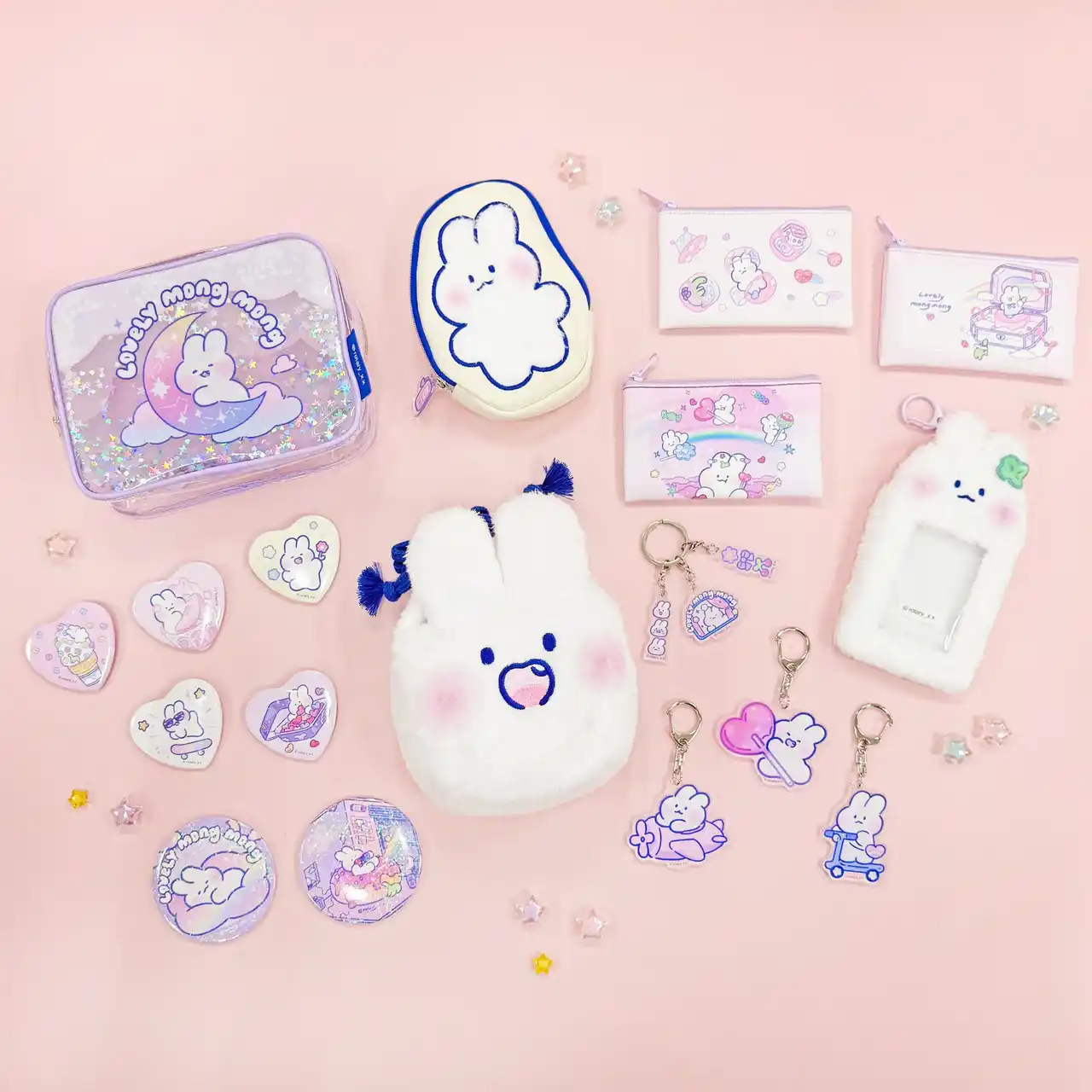 SNSで「#モン活」が話題！韓国発の注目キャラ「ラブリーモンモン」より、ふわふわ素材の巾着など新作アイテムが登場！