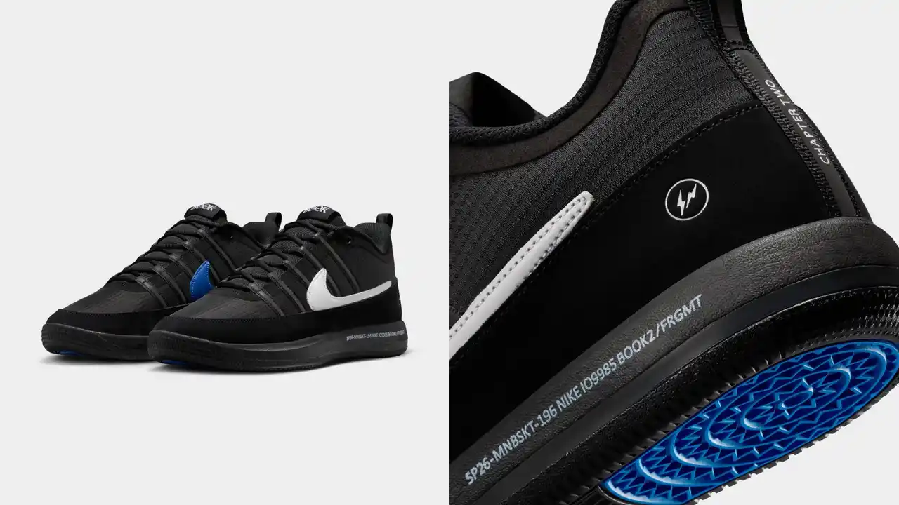 【株式会社ジュン】 「NIKE」と「FRAGMENT」のコラボレーションモデル「BOOK 2 “FRAGMENT”」をコンセプトストア「V.A.」で2026年2月14日（土）より発売
