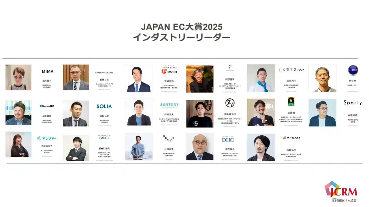 【一部公開】EC通販のプロ！インダストリーリーダー達が選ぶ「今、注目するEC商品・ブランド」とは？先行投票結果を発表｜JAPAN EC 大賞2025