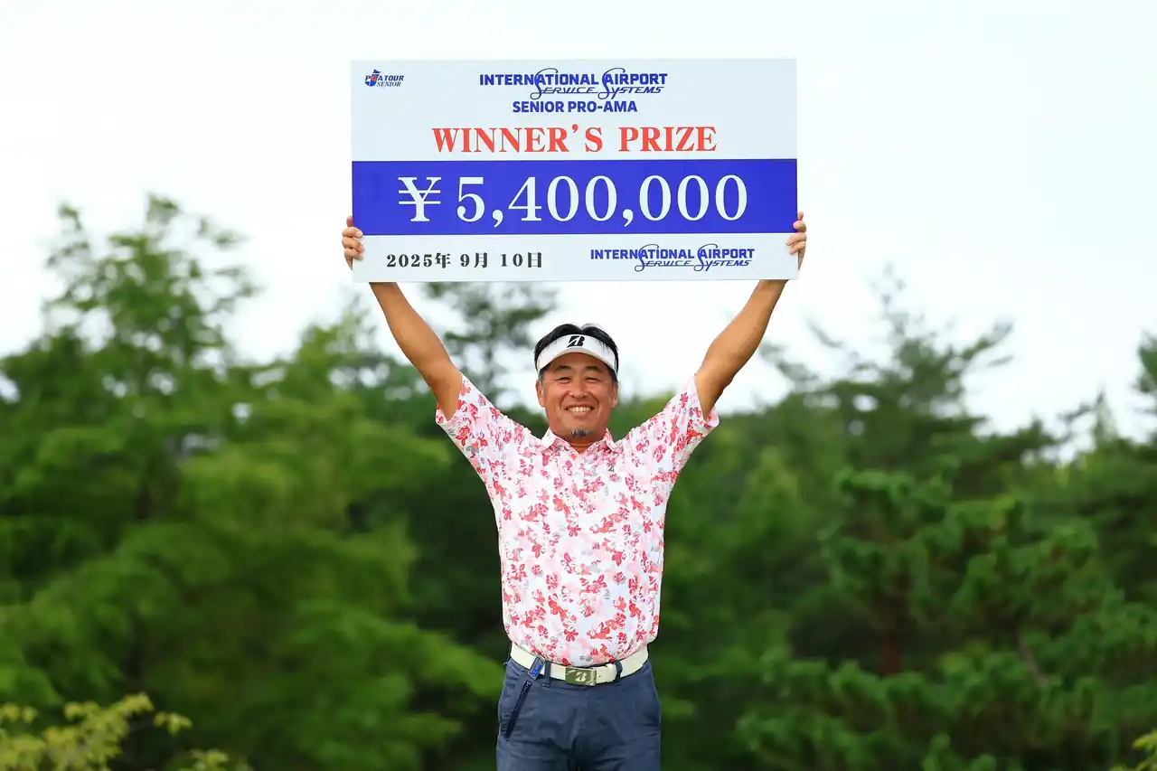 【ブリヂストンスポーツ株式会社】 岩本高志 ブリヂストンゴルフのボールで国内シニアツアー２勝目！