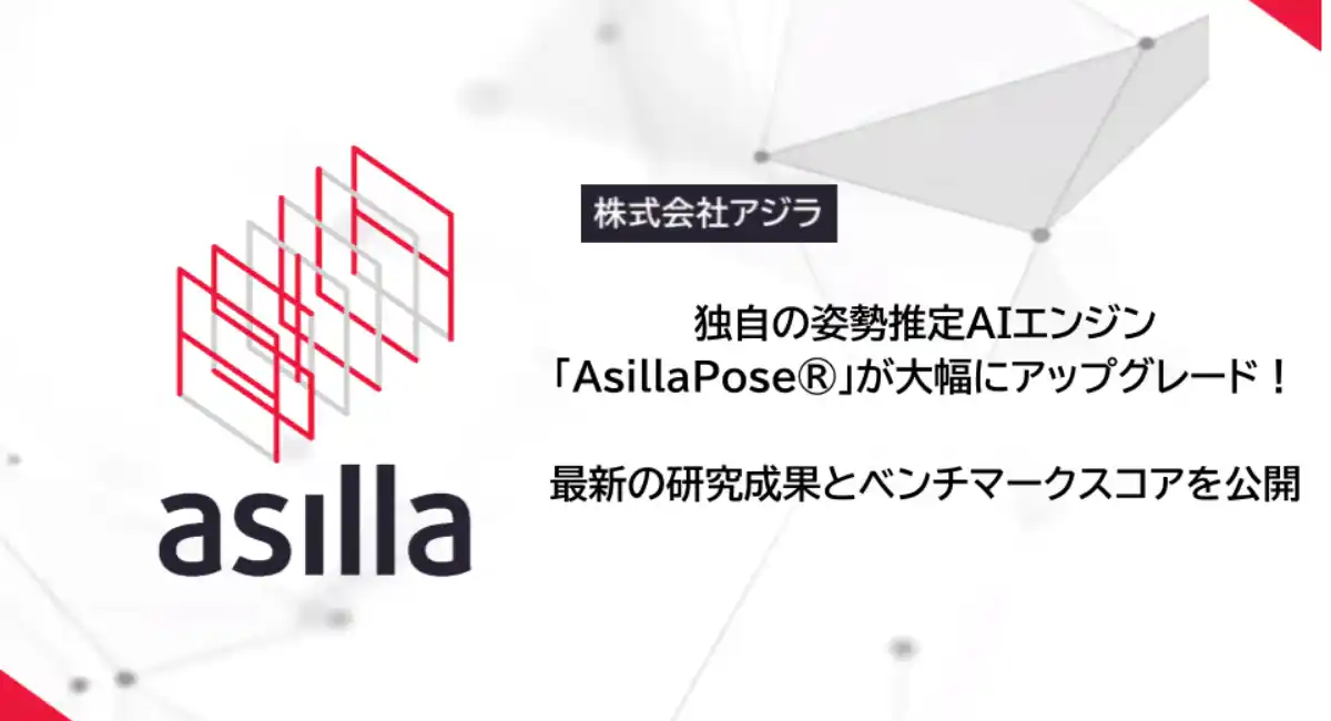 アジラ独自の姿勢推定AIエンジン「AsillaPose®」が大幅にアップグレード！YoloやRTMOとの比較まで。最新の研究成果とベンチマークスコアを公開