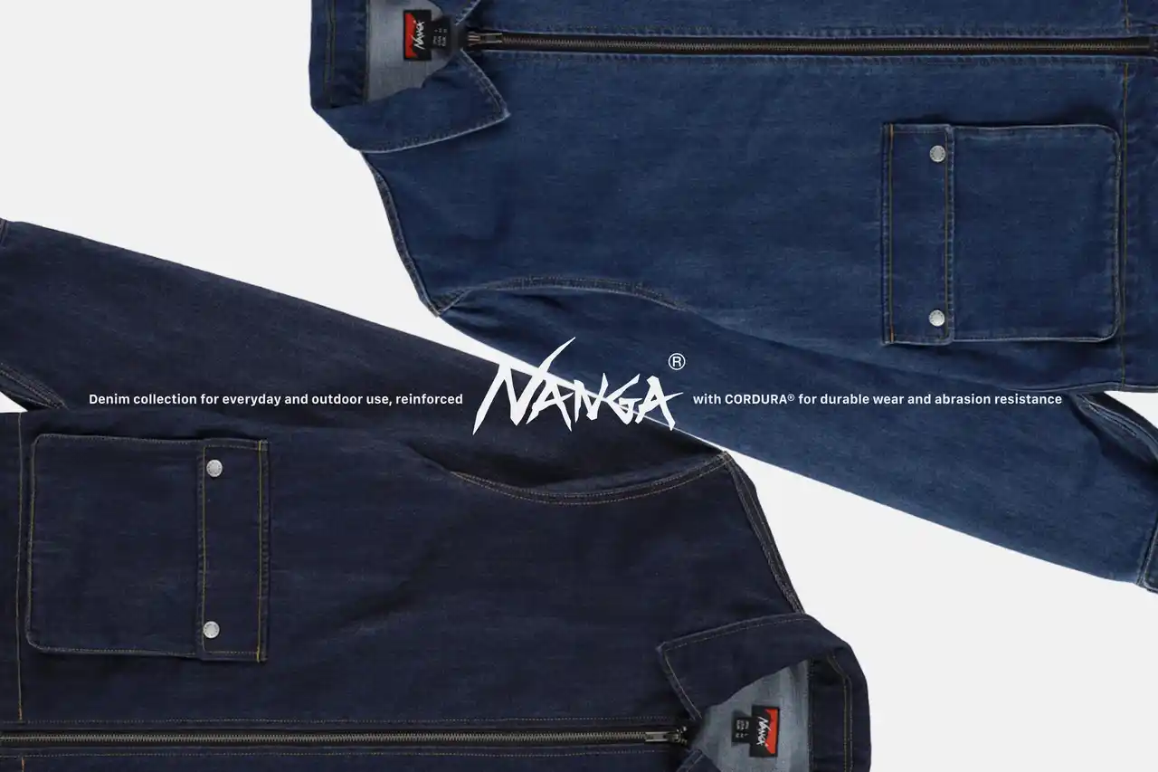 【株式会社ナンガ】 【NANGA】CORDURA(R) DENIMを採用した新作ウェアが登場！