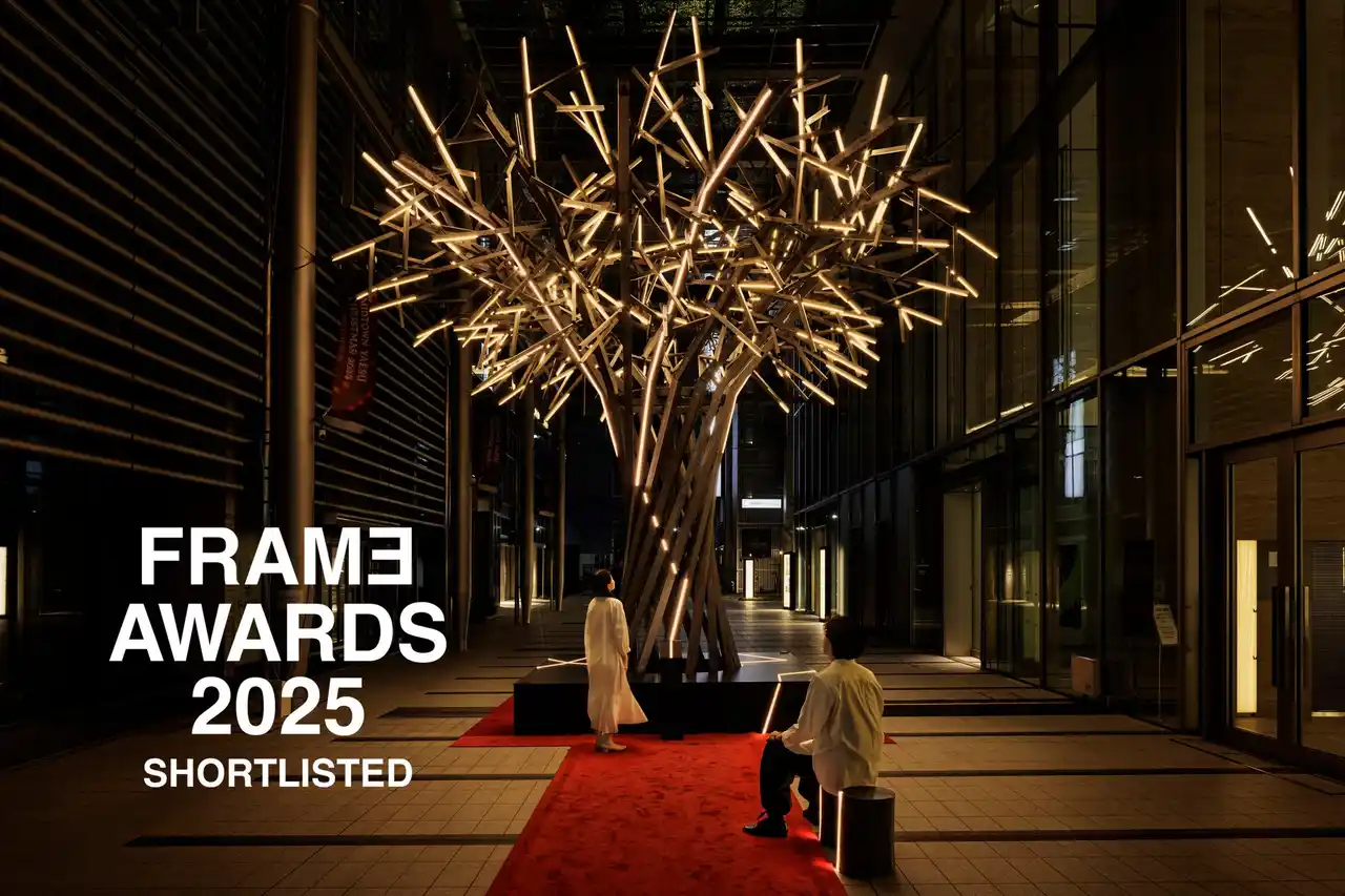 HYTEK Inc.が総合演出を担当、金継ぎをモチーフにしたインタラクティブツリー「キンツギツギキ」がオランダの国際的なデザインアワード【FRAME Awards 2025】でGoldを獲得