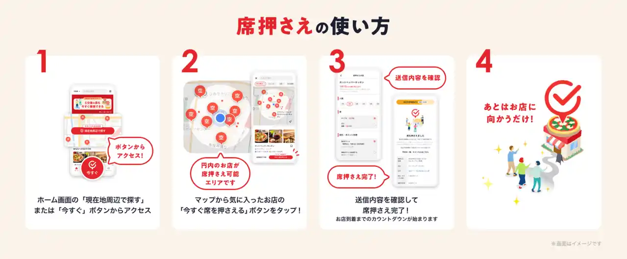 【株式会社リクルート】 『ホットペッパーグルメ』「席押さえ」機能を全国で提供開始