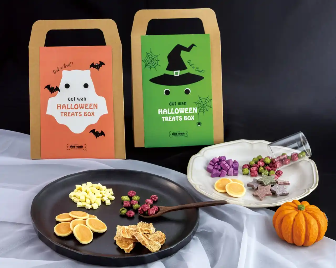 【ピュアボックス】 愛犬とハロウィンを満喫する新商品！2025年9月1日、自然食ドッグフード『ドットわん』が2種類のおやつセットを数量限定で発売