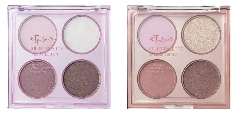 【株式会社エテュセ】 【数量限定】透明感爆盛りラメでちゅるんまぶたへ。エテュセから“4色の質感MIX”アイシャドウパレット登場