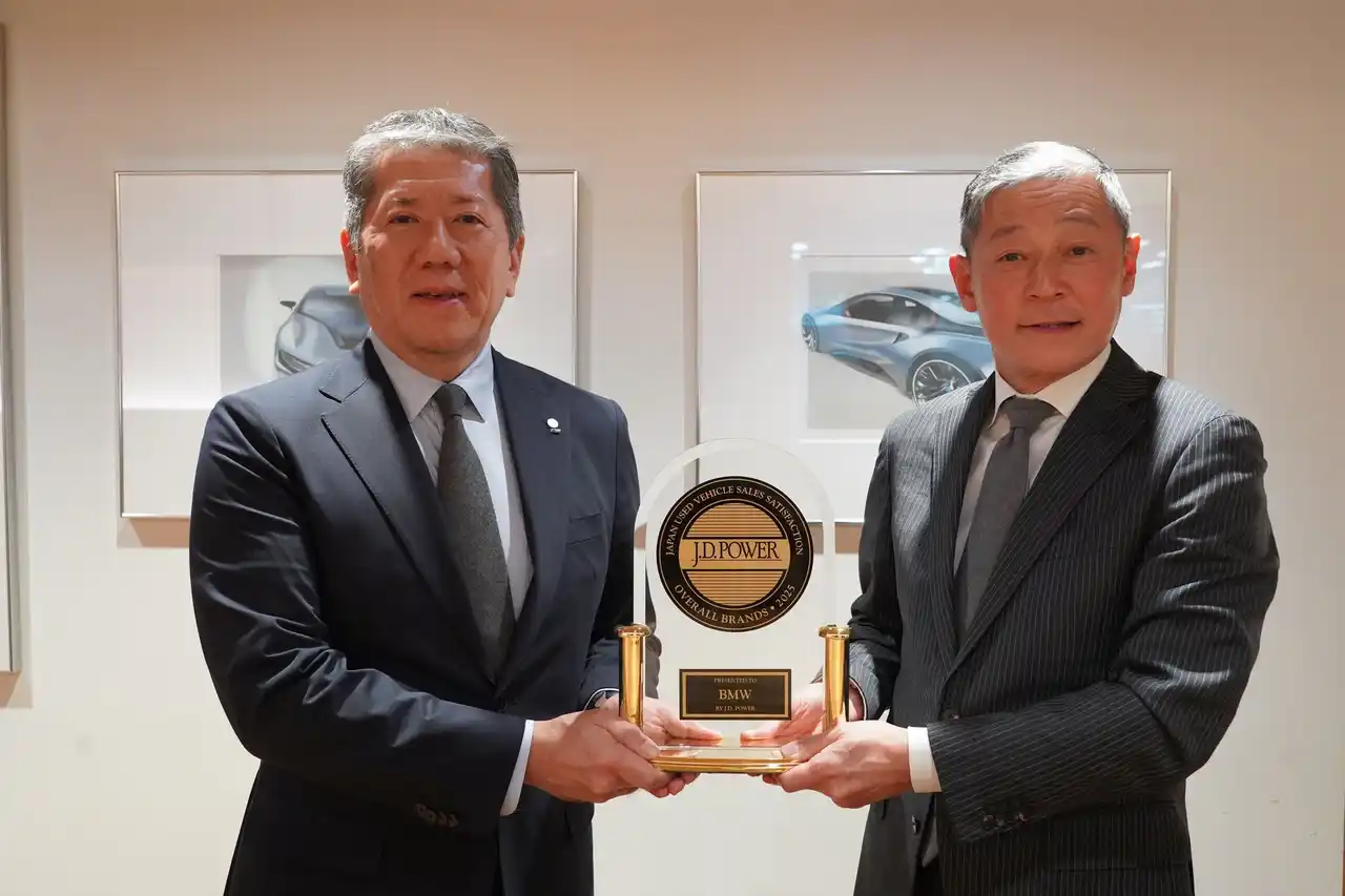 【ビー・エム・ダブリュー株式会社】 J.D. パワー 2025年日本中古車セールス顧客満足度調査SM: BMWが第1位