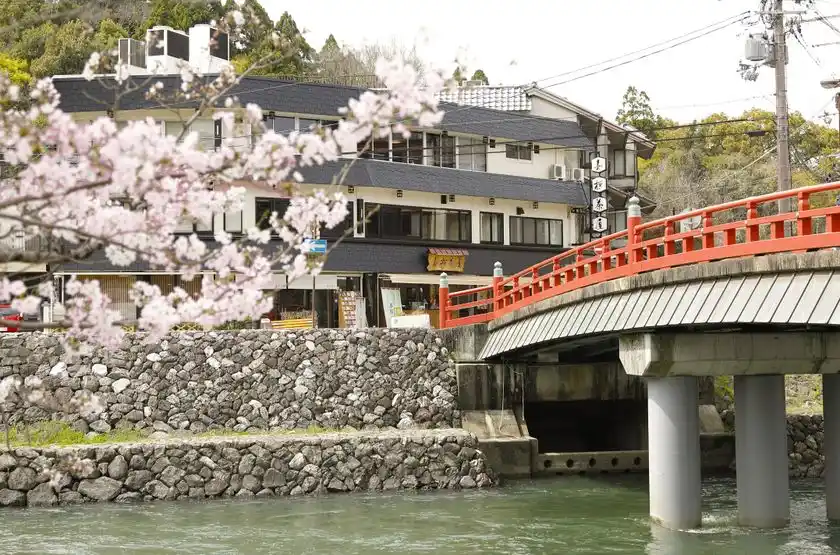 桜満開の喜撰橋