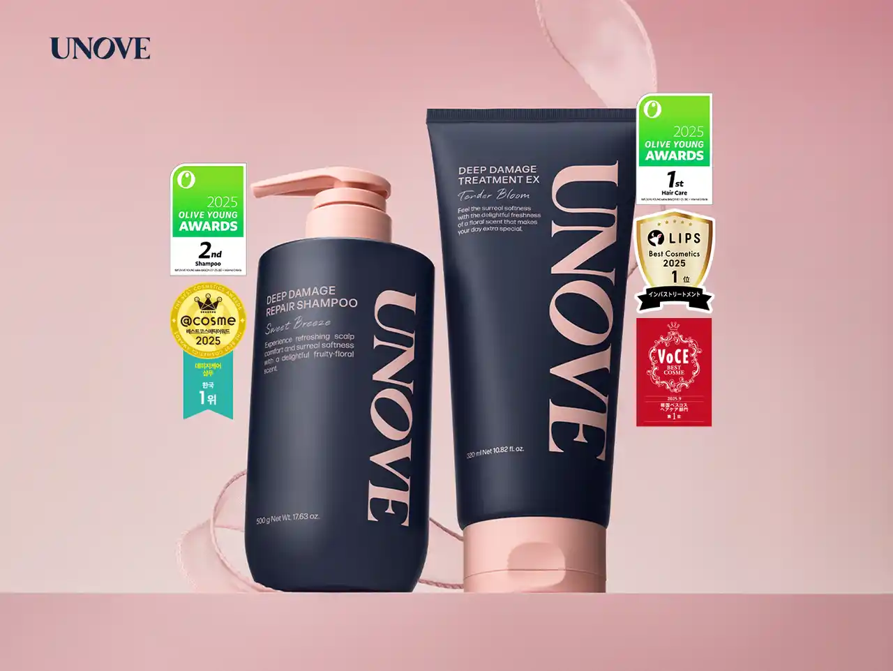 【Wyatt Co.,Ltd.】 初公開！2025年・年末アワード受賞速報！韓国発パーソナルケアブランド「UNOVE」が主要アワードを多数席巻！