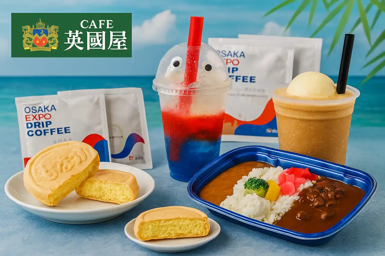 【万博のオアシス】猛暑の万博に“冷たい楽園”が出現！老舗喫茶〈CAFE英國屋〉が「宴パビリオン」に７日間登場！＜生ビール５００円！＞